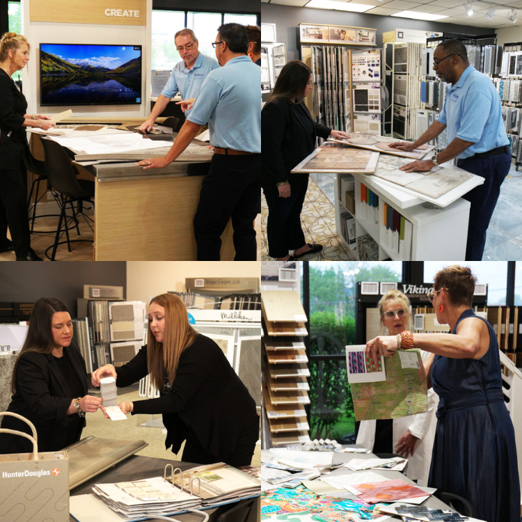 Carpet Studio Flooring America showroom exterior team photo 