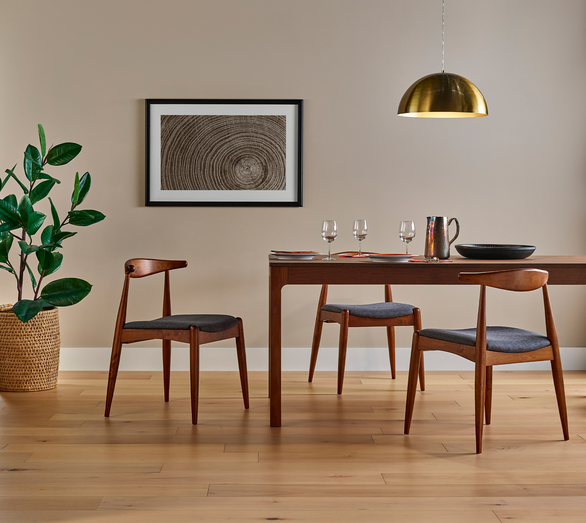 kitchen table on floor